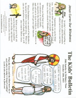 Children's Bulletin October 24, 2021