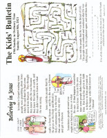 Children's bulletin August 8, 2021