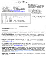 Bulletin 10 31 2021 (31st OT)