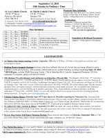 Bulletin 9 12 2021 (24th OT)