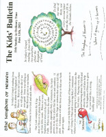 Children's Bulletin June 13, 2021