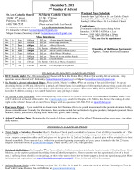 Bulletin 12 5 2021 (2nd Sunday of Advent)