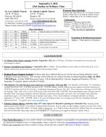 Bulletin 9 5 2021 (23rd OT)