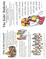 Children's Bulletin September 19, 2021