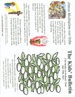 Children's Bulletin July 25, 2021